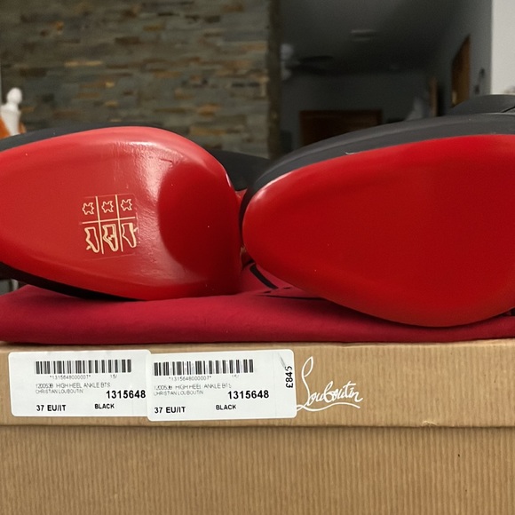 NIB CHRISTIAN LOUBOUTIN BIRGATTA 100 CALF ANKLE BOOTS - Picture 5 of 7